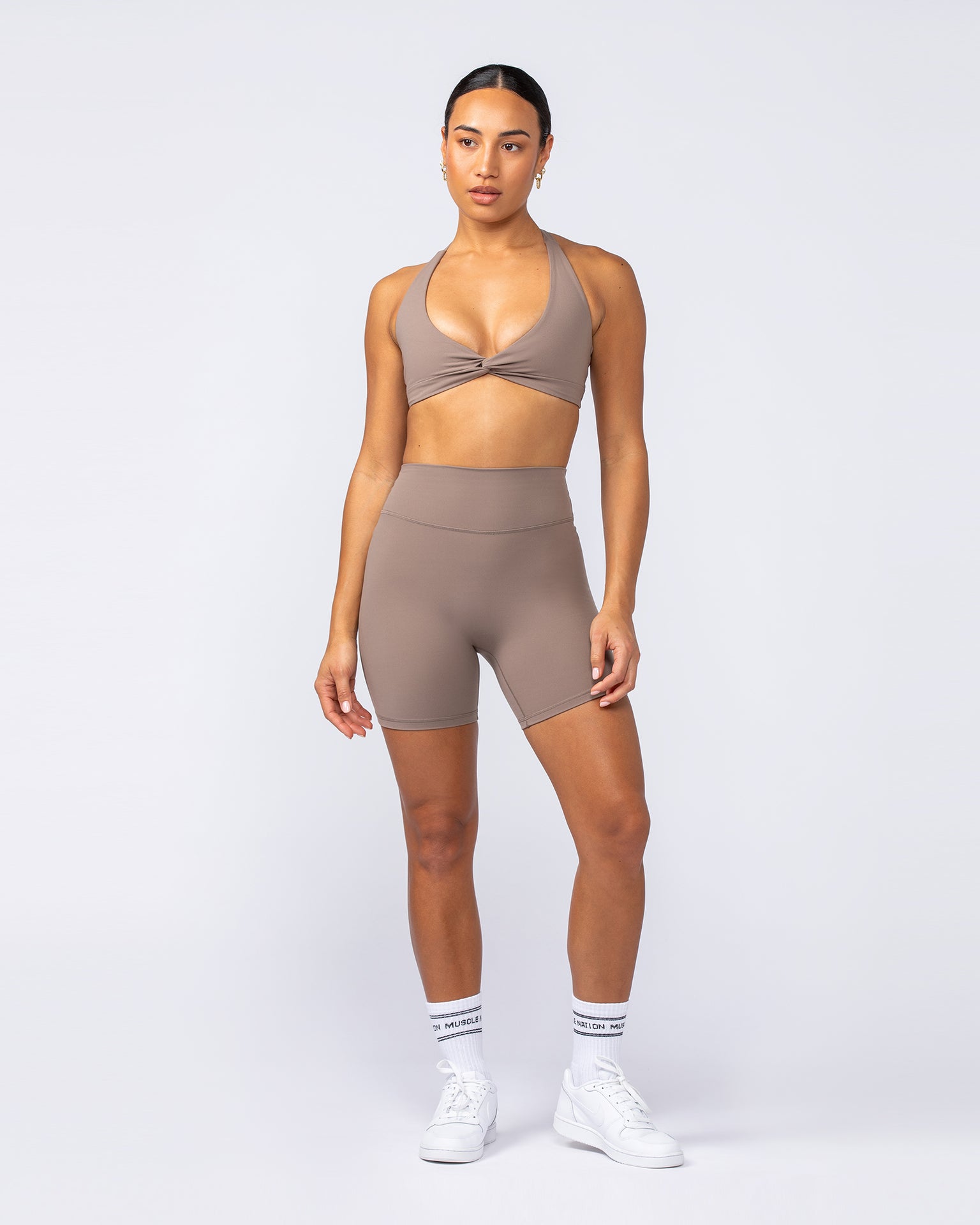 Liberty Zero Rise Bike Shorts - Mushroom-Shorts-XXS-052416MUSHRM-XXS-MNAPPRL31307-6-Muscle Nation