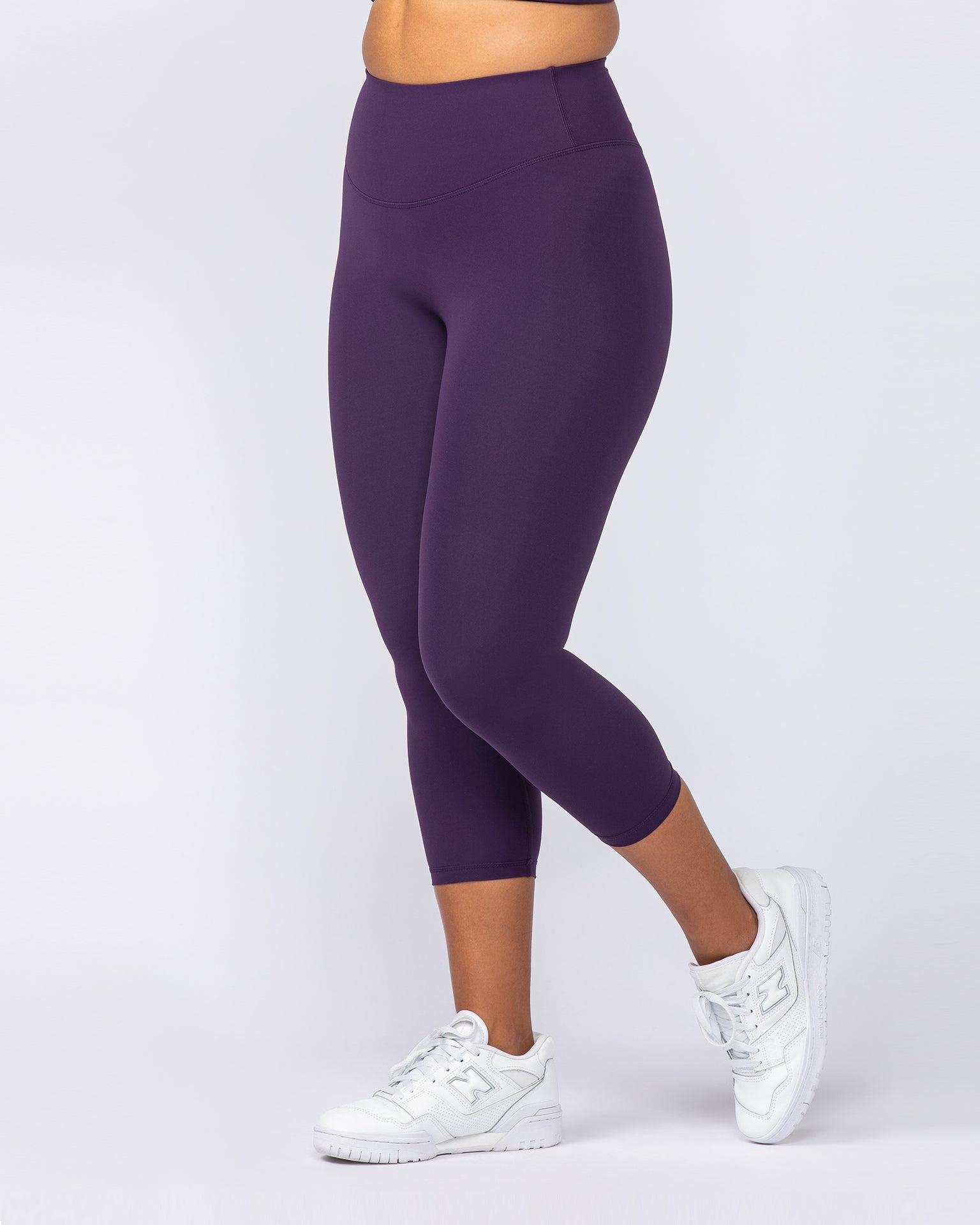 Ultra Aura 7/8 Leggings - Dark Purple-Leggings-XXS-1124112DRKPUR-XXS-MNAPPRL34360-4-Muscle Nation