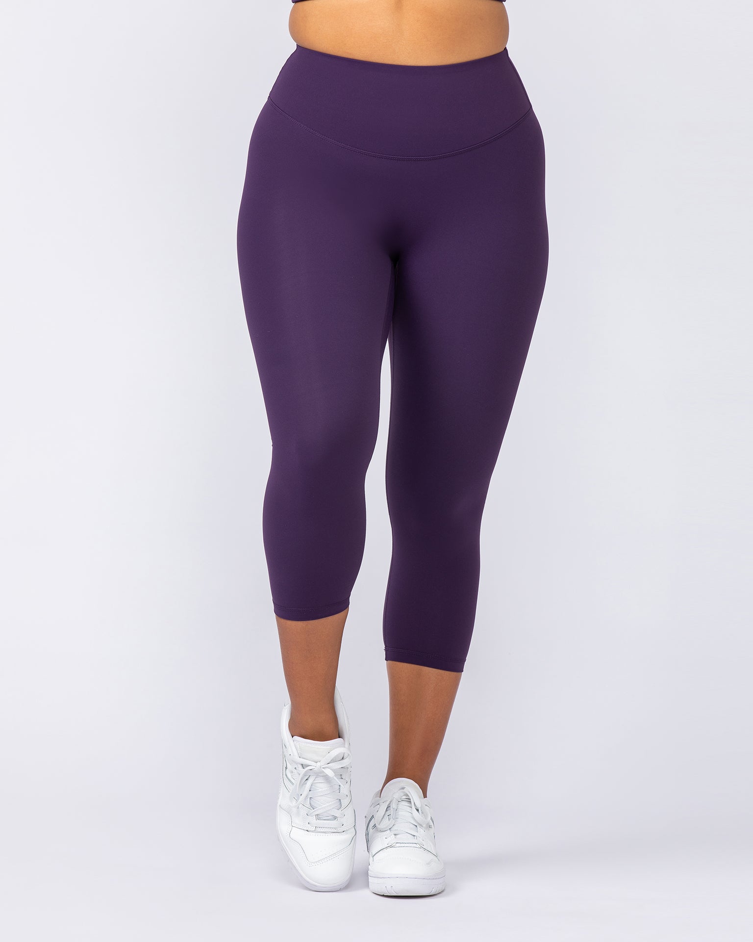 Ultra Aura 7/8 Leggings - Dark Purple-Leggings-XXS-1124112DRKPUR-XXS-MNAPPRL34360-3-Muscle Nation