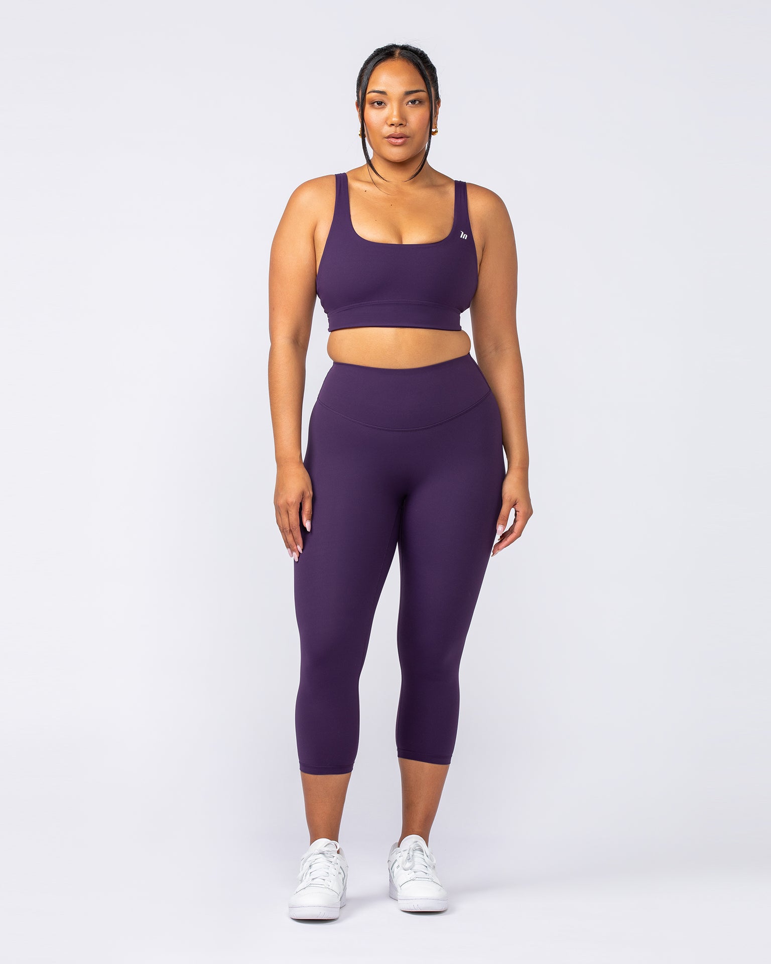 Ultra Aura 7/8 Leggings - Dark Purple-Leggings-XXS-1124112DRKPUR-XXS-MNAPPRL34360-6-Muscle Nation