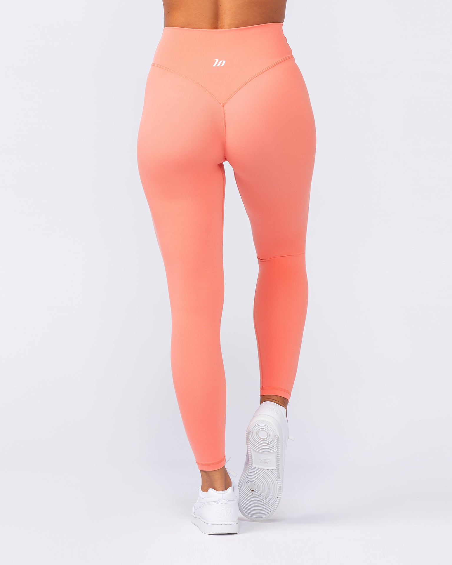 Liberty Zero Rise Ankle Length Leggings - Peach Pink-Leggings-XXS-052417PEAPIK-XXS-MNAPPRL31334-5-Muscle Nation