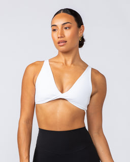 Embody Bralette White - Muscle Nation women's bralette