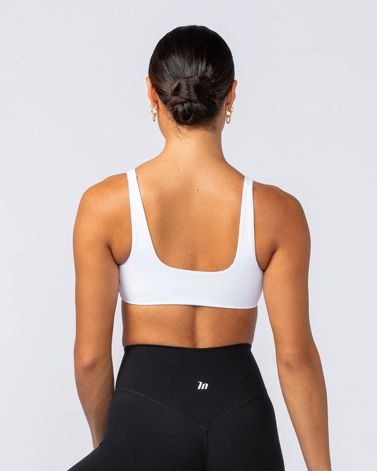Embody Bralette White - Muscle Nation women's bralette, view 2