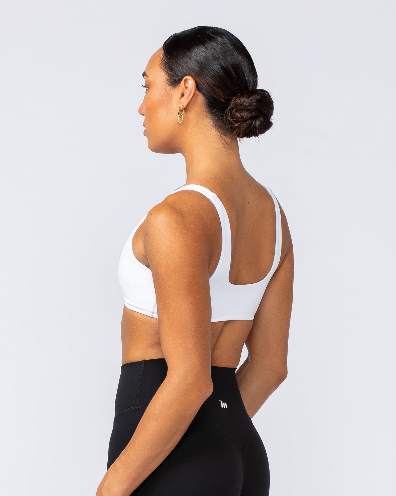 Embody Bralette White - Muscle Nation women's bralette, view 4