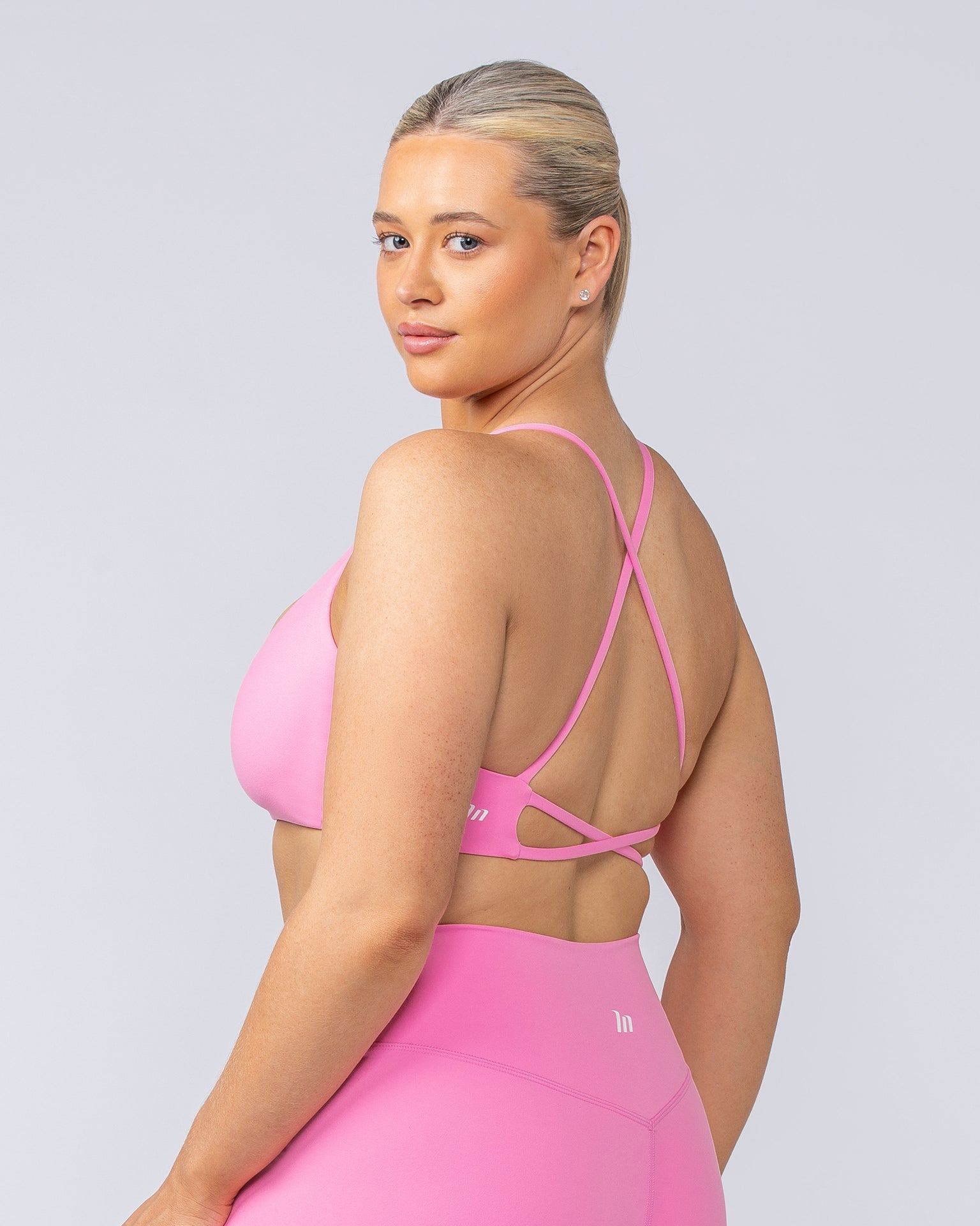 Strike Bralette - Hollywood Pink-Bralettes-XXS-112407HWPNK-XXS-MNAPPRL32902-3-Muscle Nation