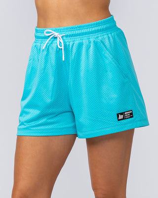 Hoops 3" Shorts - Capri Blue-Shorts-XXS-112446CAPBLU-XXS-MNAPPRL33496-1-Muscle Nation