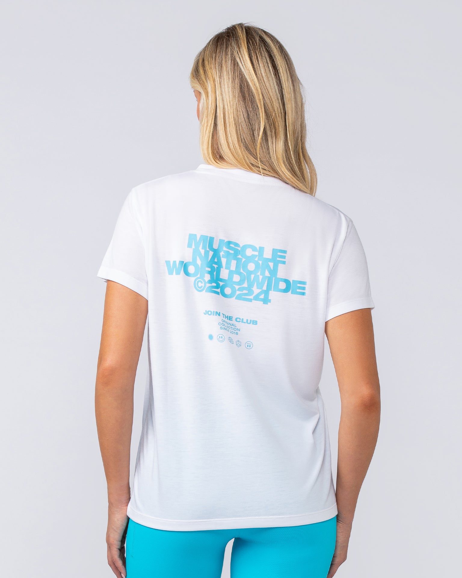 Global Training Tee - White-T-Shirts-XXS-1124214WHT-XXS-MNAPPRL34459-5-Muscle Nation