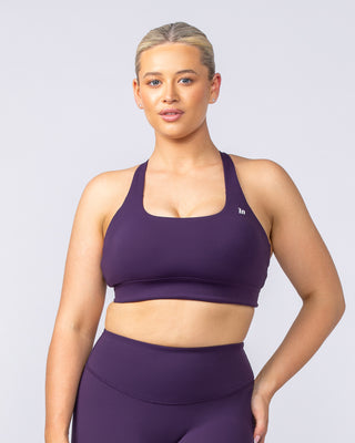 Unstoppable Bra - Dark Purple-Sports Bras-XXS-1124110DRKPUR-XXS-MNAPPRL34261-2-Muscle Nation
