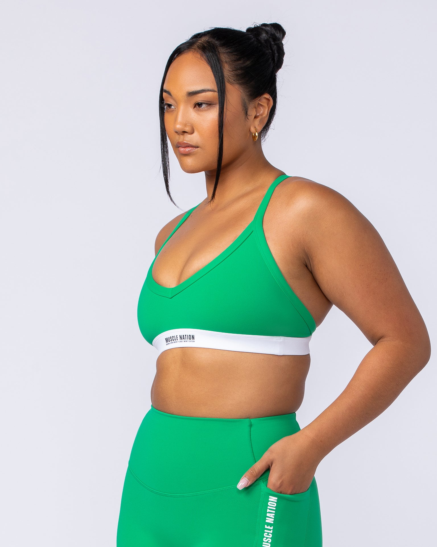 All Star Bra - Clover-Sports Bras-XXS-112450CLVR-XXS-MNAPPRL33613-2-Muscle Nation