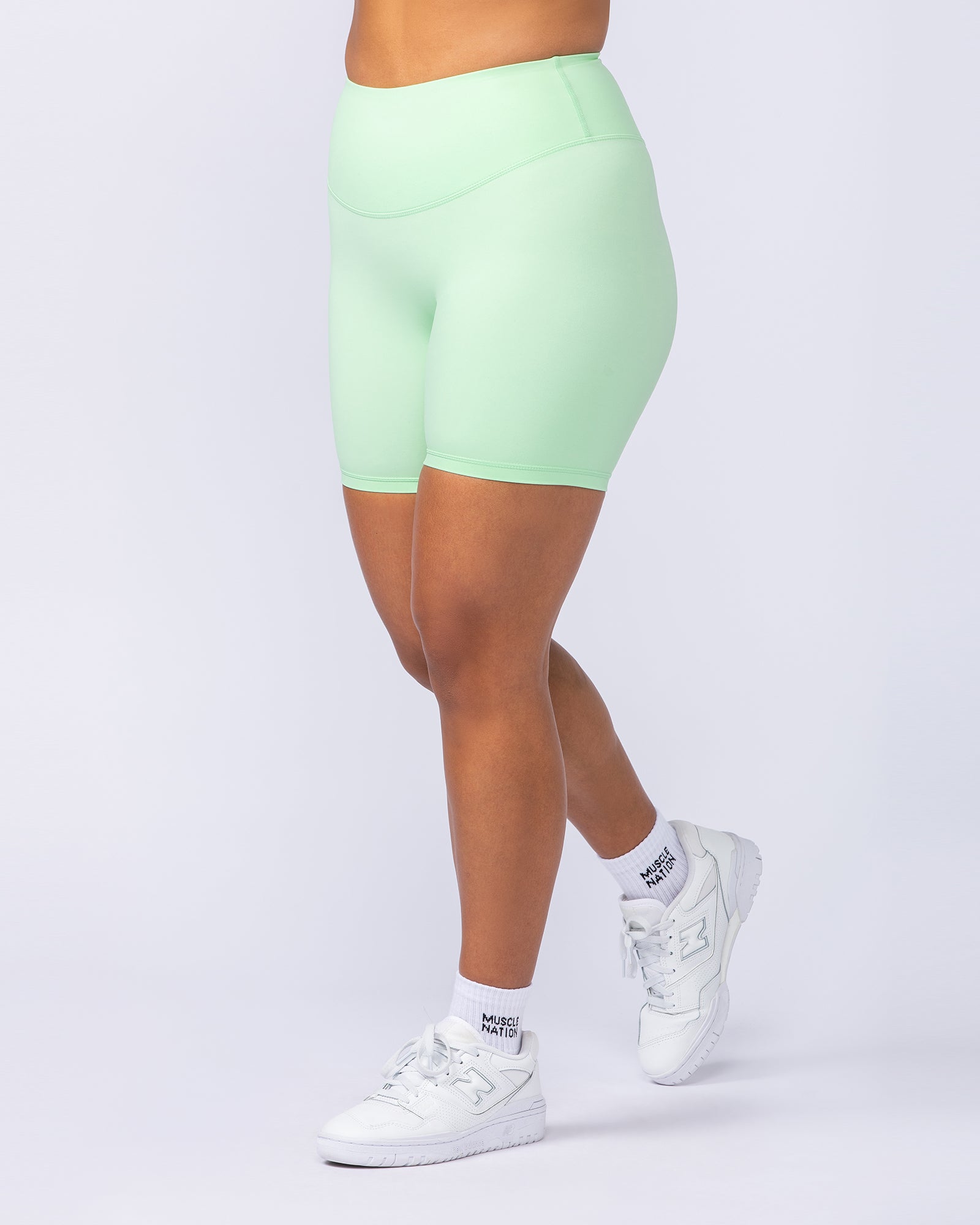 Ultra Aura Bike Shorts - Lime Splice