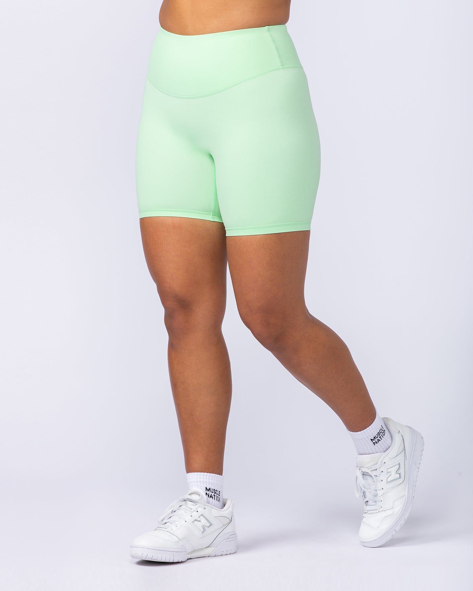 Ultra Aura Bike Shorts - Lime Splice