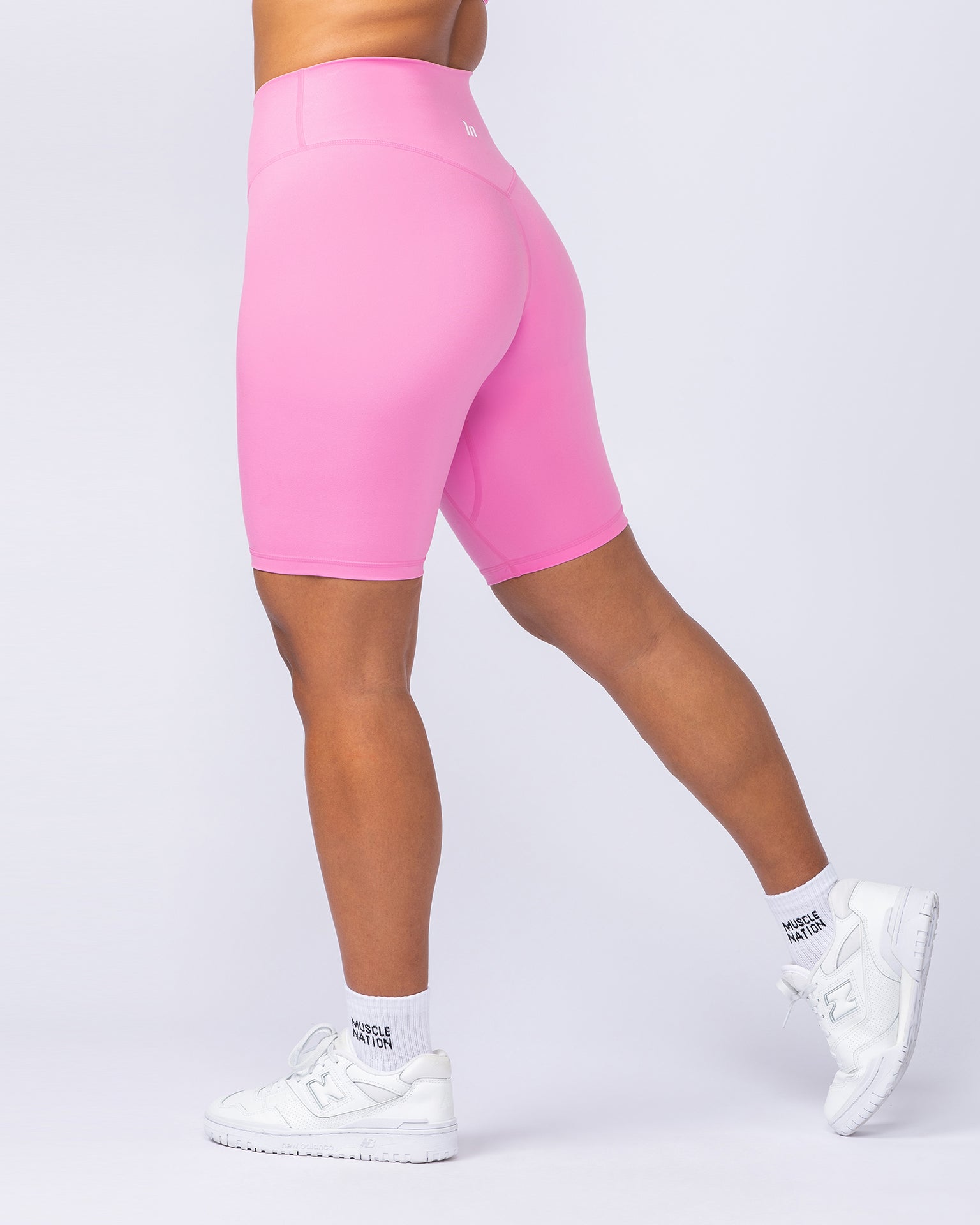 Zero Rise Everyday Referee Length Shorts - Hollywood Pink-Shorts-XXS-112415HWPNK-XXS-MNAPPRL33082-2-Muscle Nation