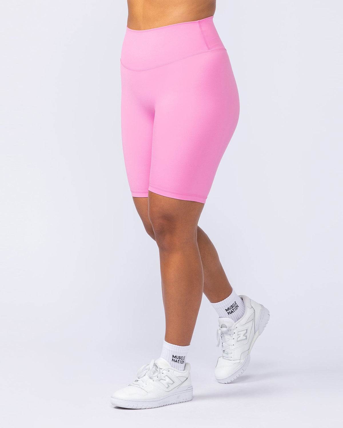 Everyday High Rise Referee Length Shorts Hollywood