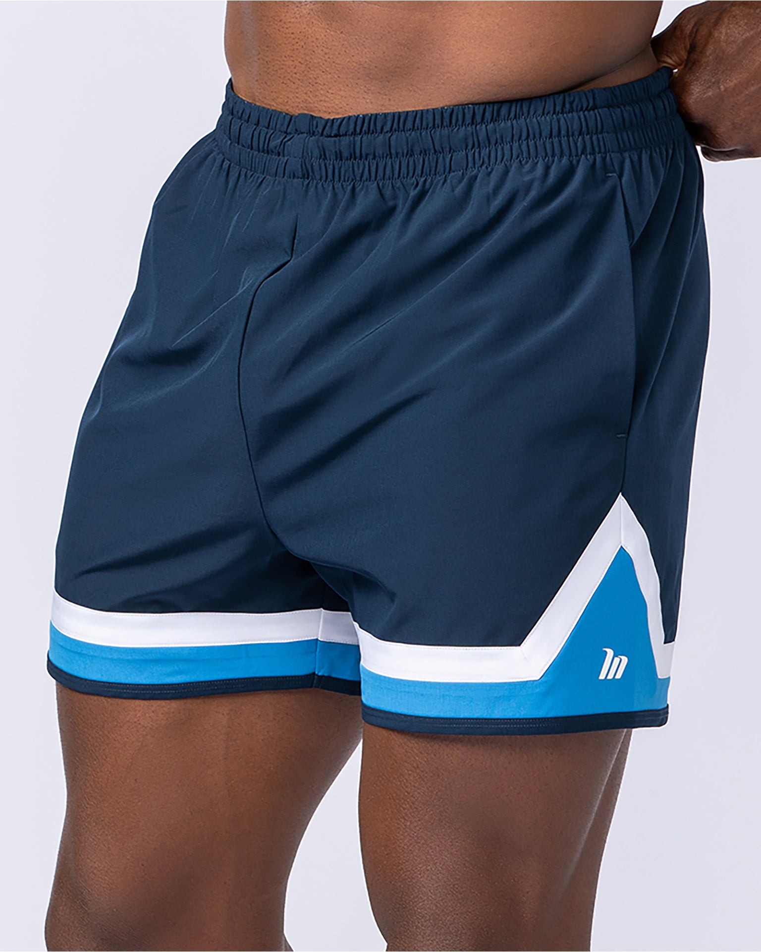 Player 4" Active Shorts - Navy-Shorts-S-112429NAVY-S-MNAPPRL35536-4-Muscle Nation