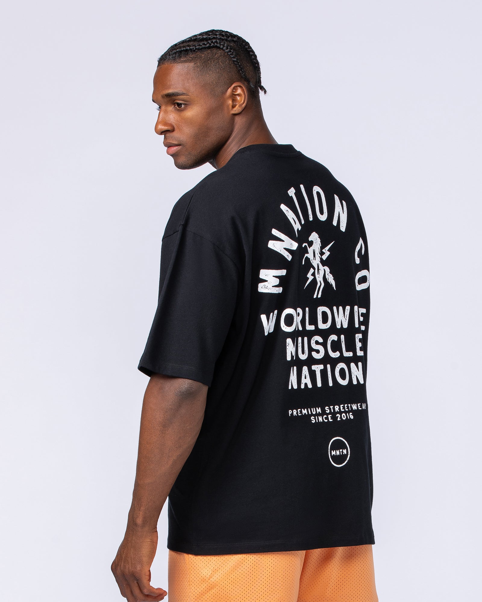 MNation Co Oversized Tee - Black