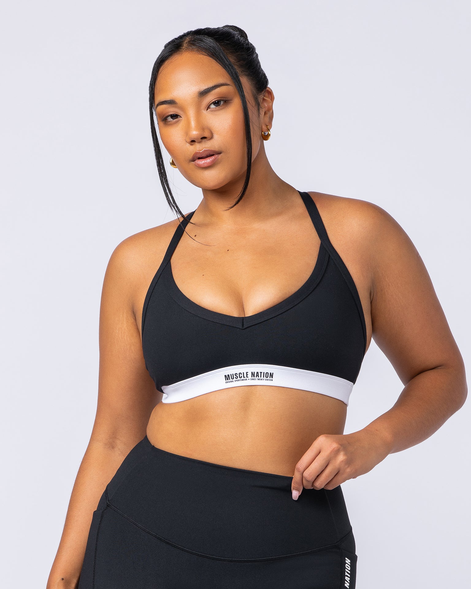 All Star Bra - Black-Sports Bras-XXS-112450BLK-XXS-MNAPPRL33604-1-Muscle Nation