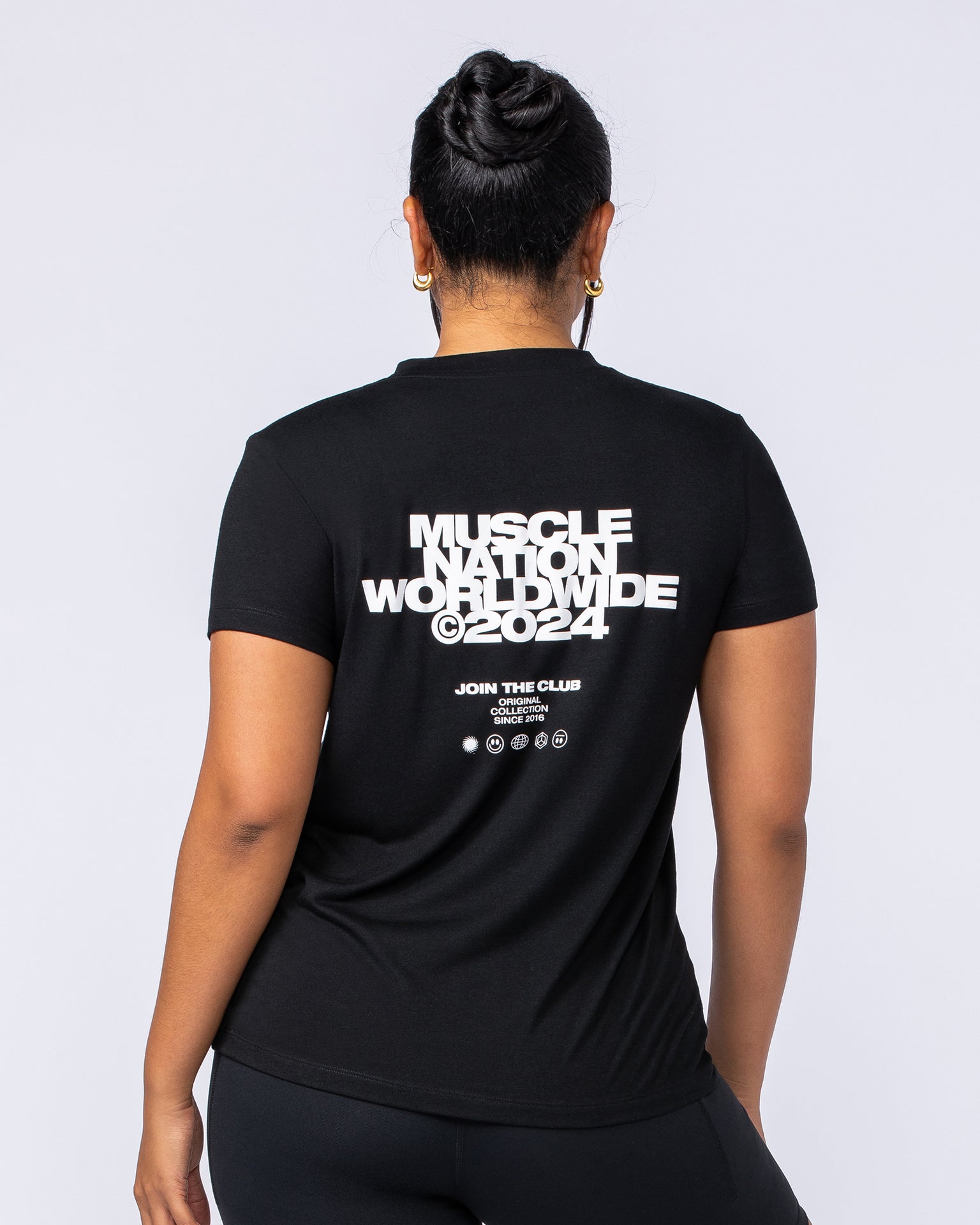 Global Training Tee - Black-T-Shirts-XXS-1124214BLK-XXS-MNAPPRL34486-5-Muscle Nation
