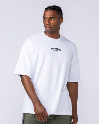 Classic Oversized Tee - White-T-Shirts-XS-032440WHT-XS-MNAPPRL31929-2-Muscle Nation