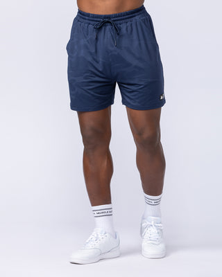 Tech Camo Lay Up 5" Shorts - Navy Camo-Shorts-S-112431NVYCAMO-S-MNAPPRL35571-2-Muscle Nation