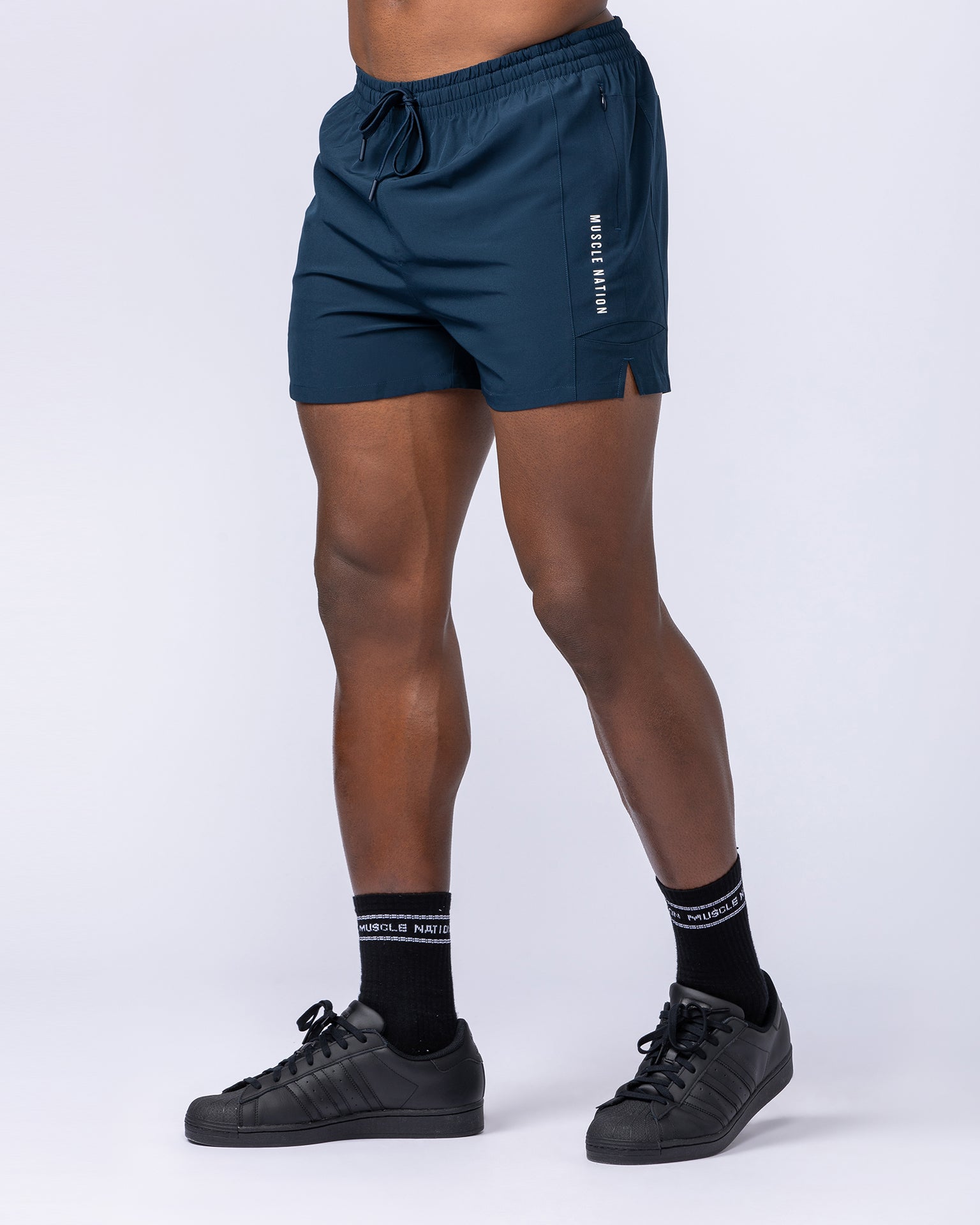 Streamline Training 3" Shorts - Navy-Shorts-S-1124118NAVY-S-MNAPPRL35354-4-Muscle Nation