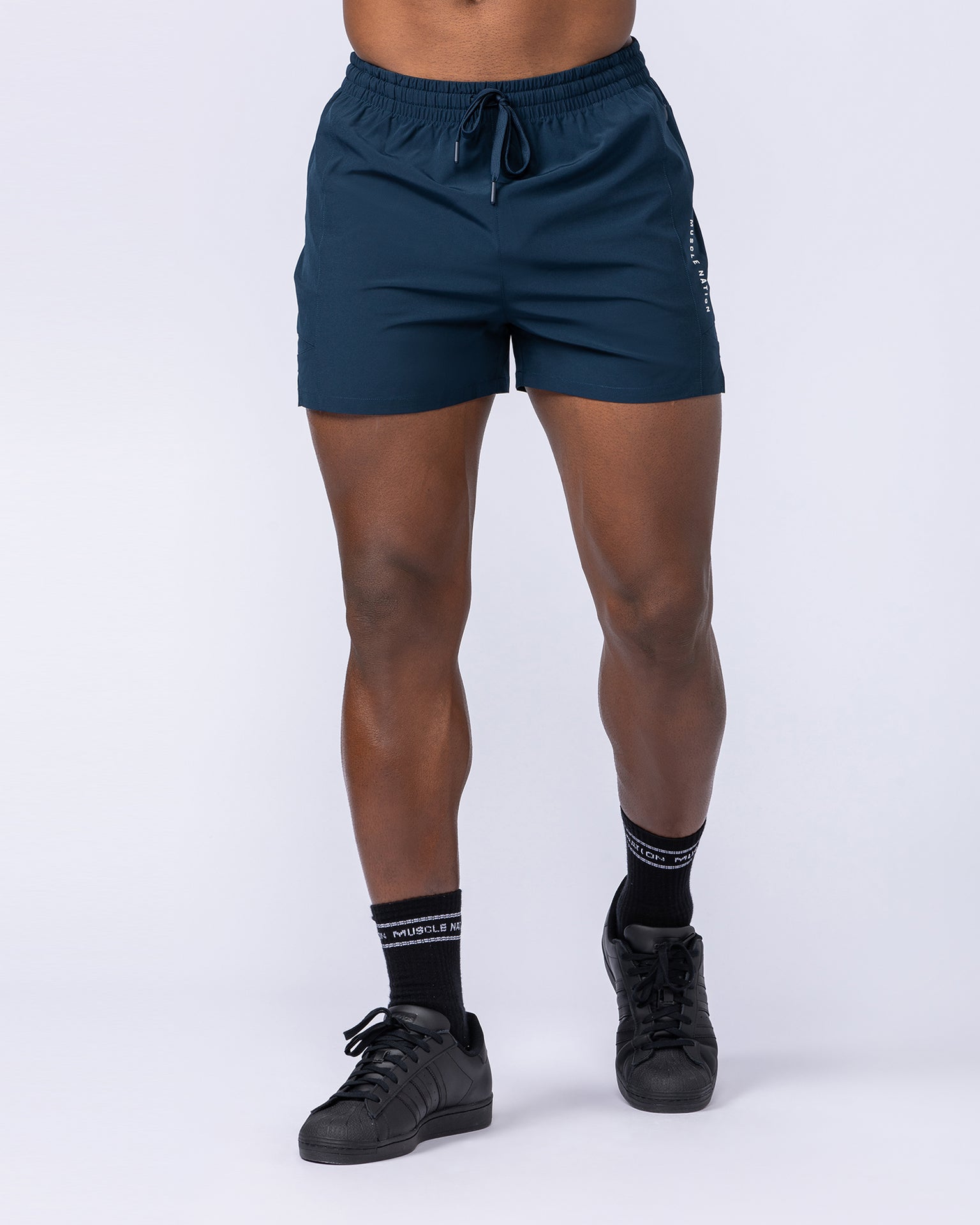Streamline Training 3" Shorts - Navy-Shorts-S-1124118NAVY-S-MNAPPRL35354-3-Muscle Nation