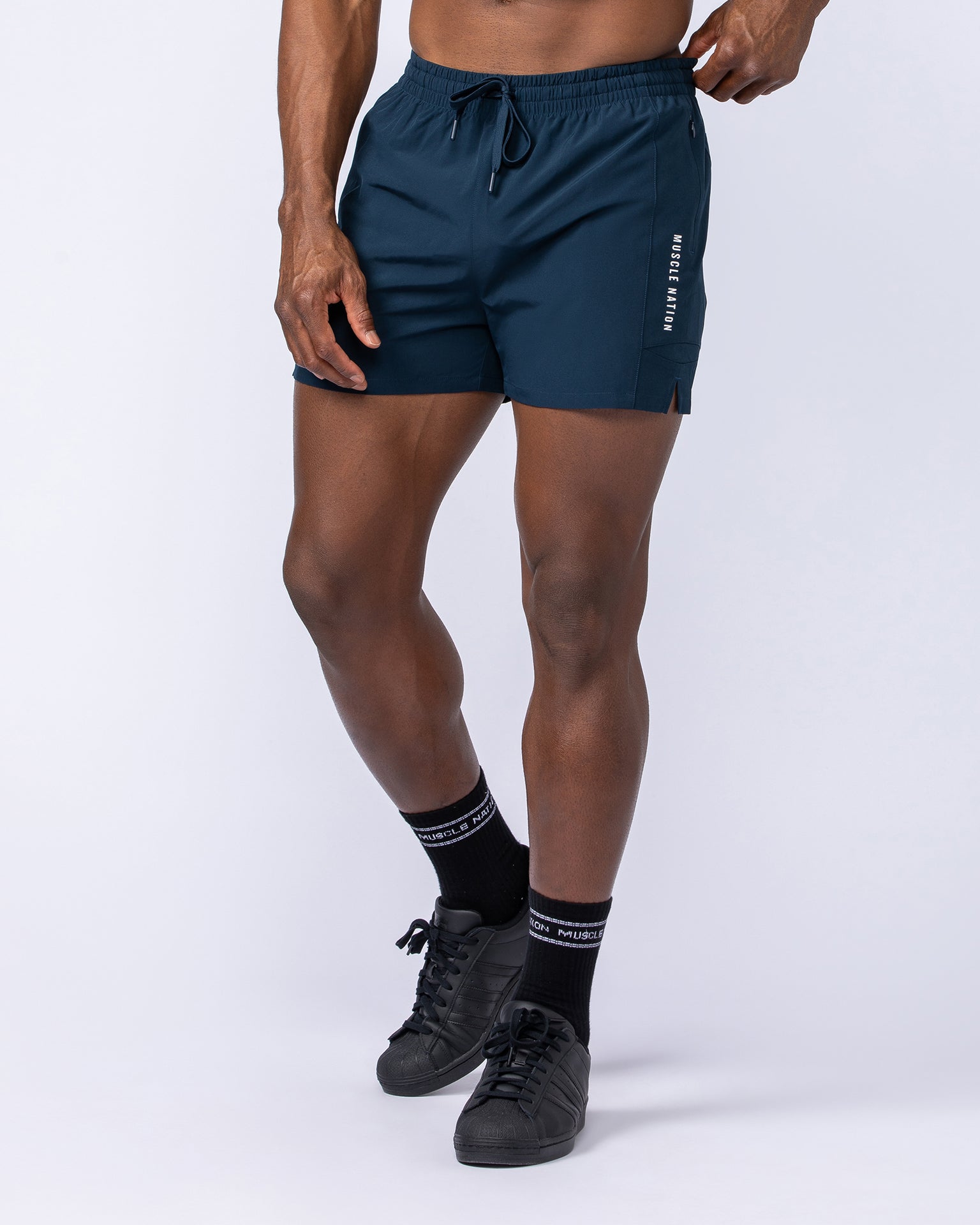 Streamline Training 3" Shorts - Navy-Shorts-S-1124118NAVY-S-MNAPPRL35354-2-Muscle Nation