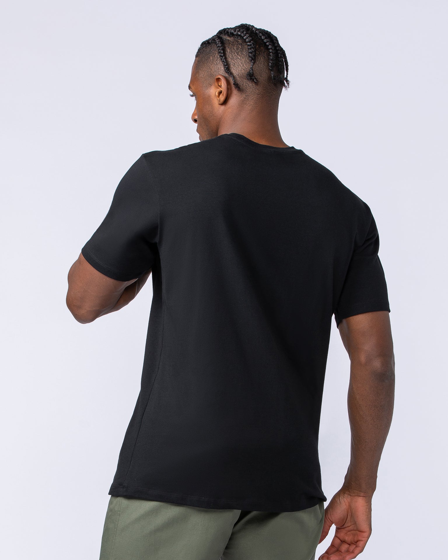 Staple Condition Tee - Black-T-Shirts-S-112483BLK-S-MNAPPRL35102-3-Muscle Nation