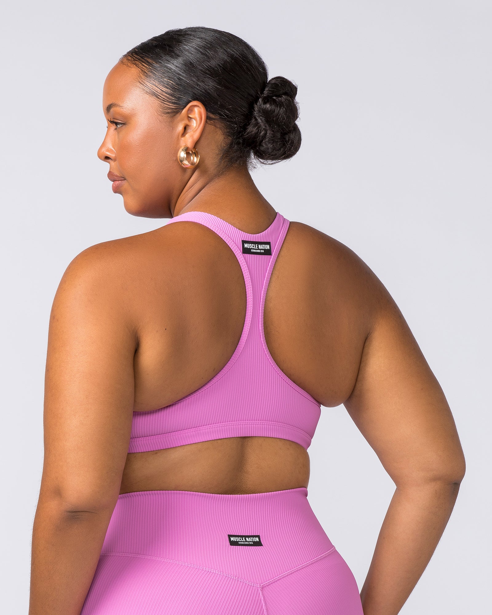 Flex Rib Bra - Fondant Pink