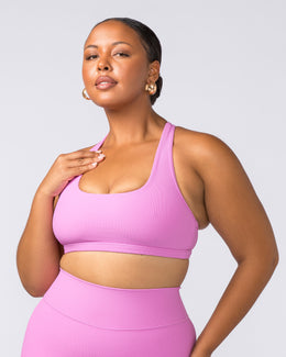 Flex Rib Bra - Fondant Pink