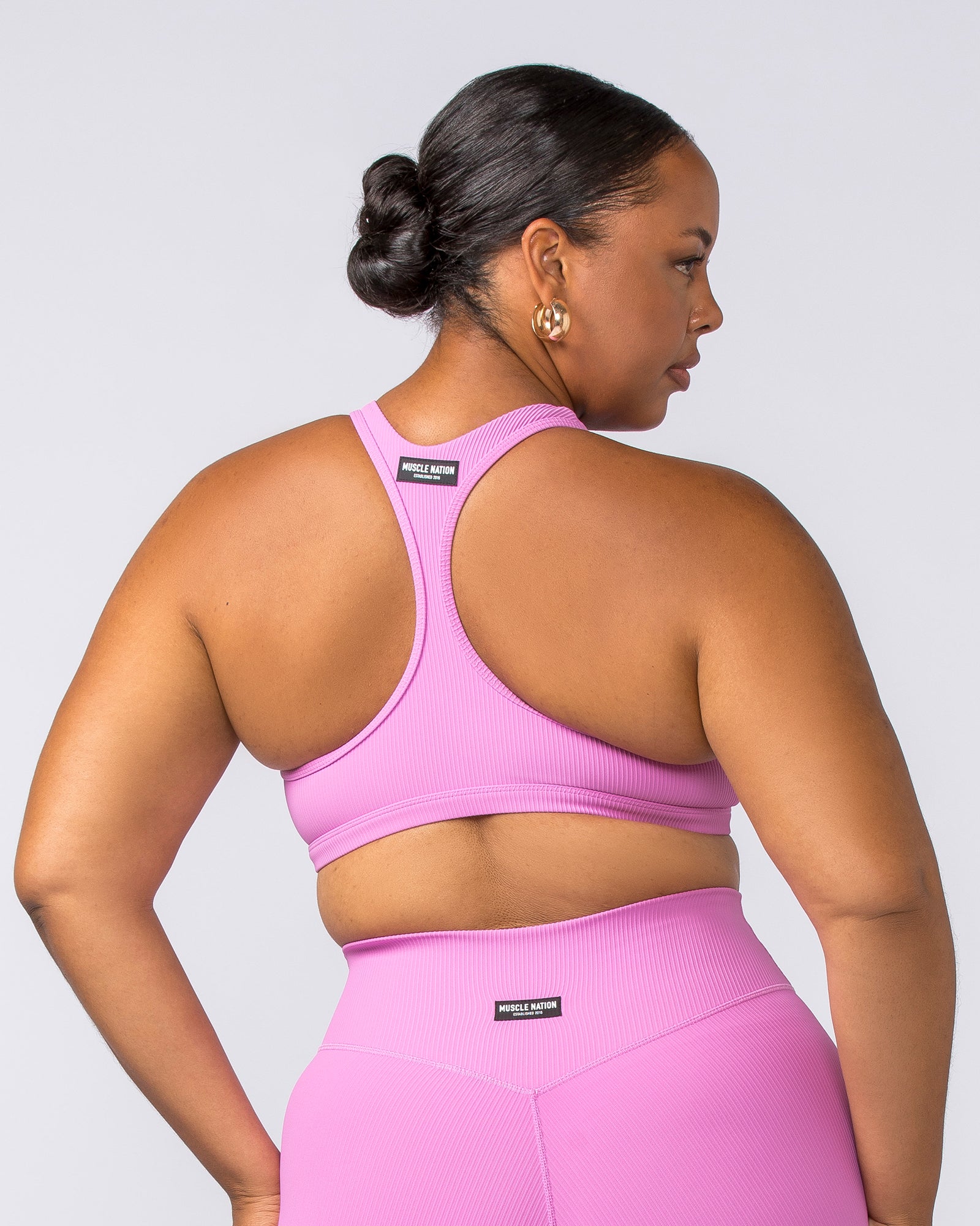 Flex Rib Bra - Fondant Pink