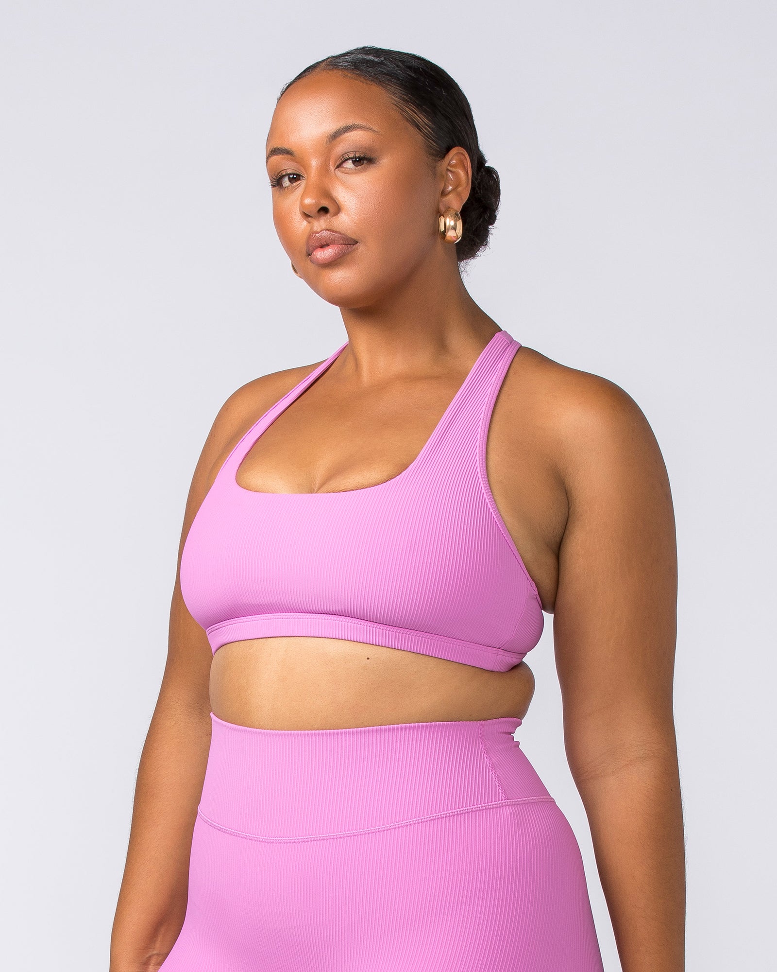 Flex Rib Bra - Fondant Pink