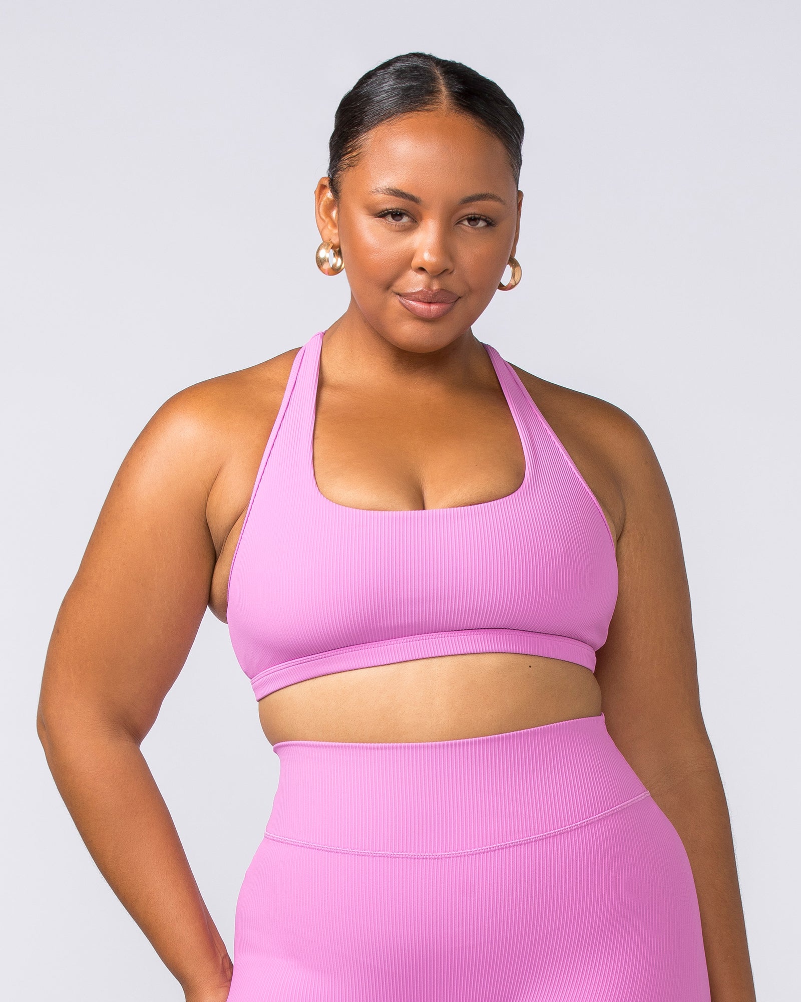 Flex Rib Bra - Fondant Pink