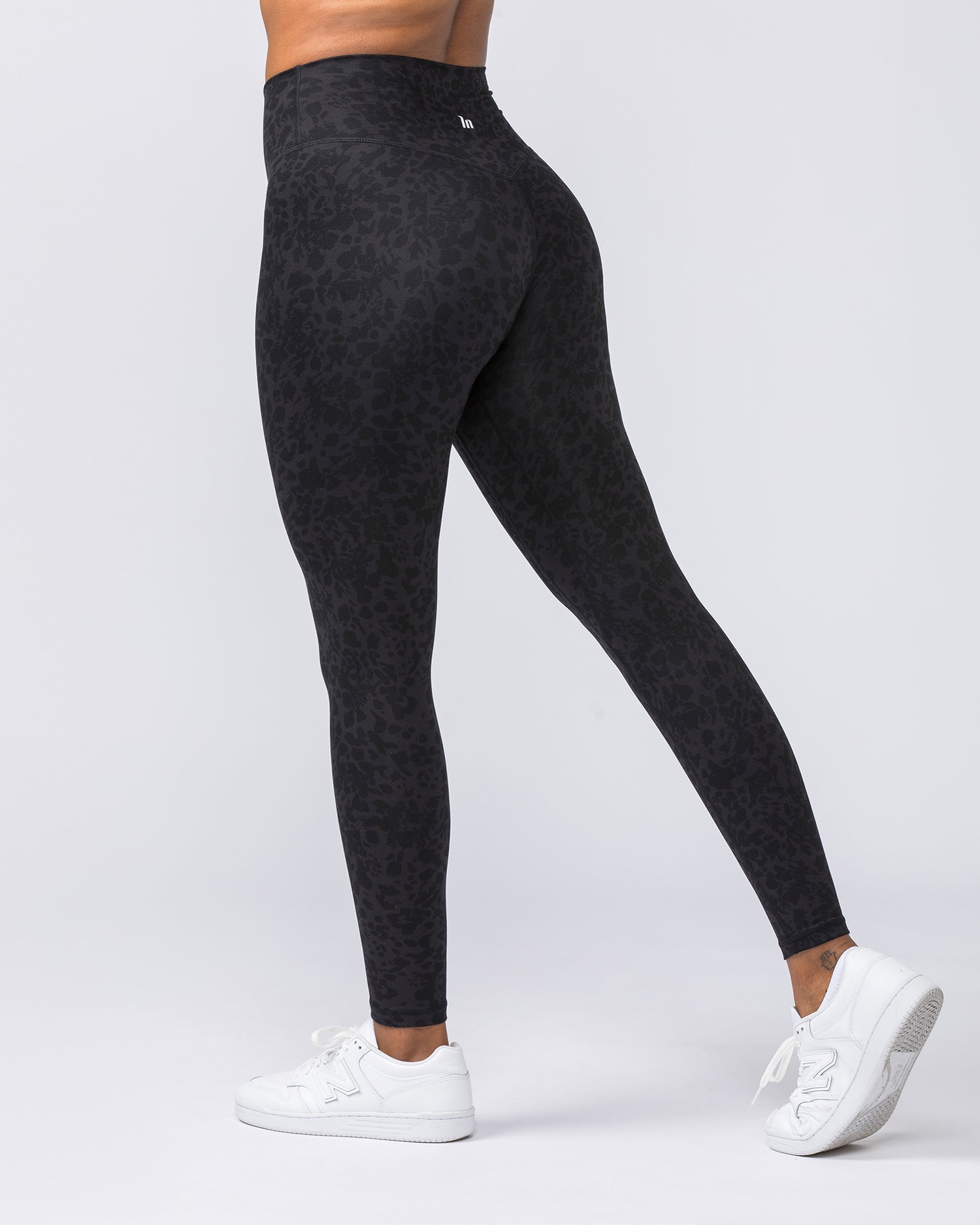 Zero Rise Everyday Ankle Length Leggings - Monochrome Abstract