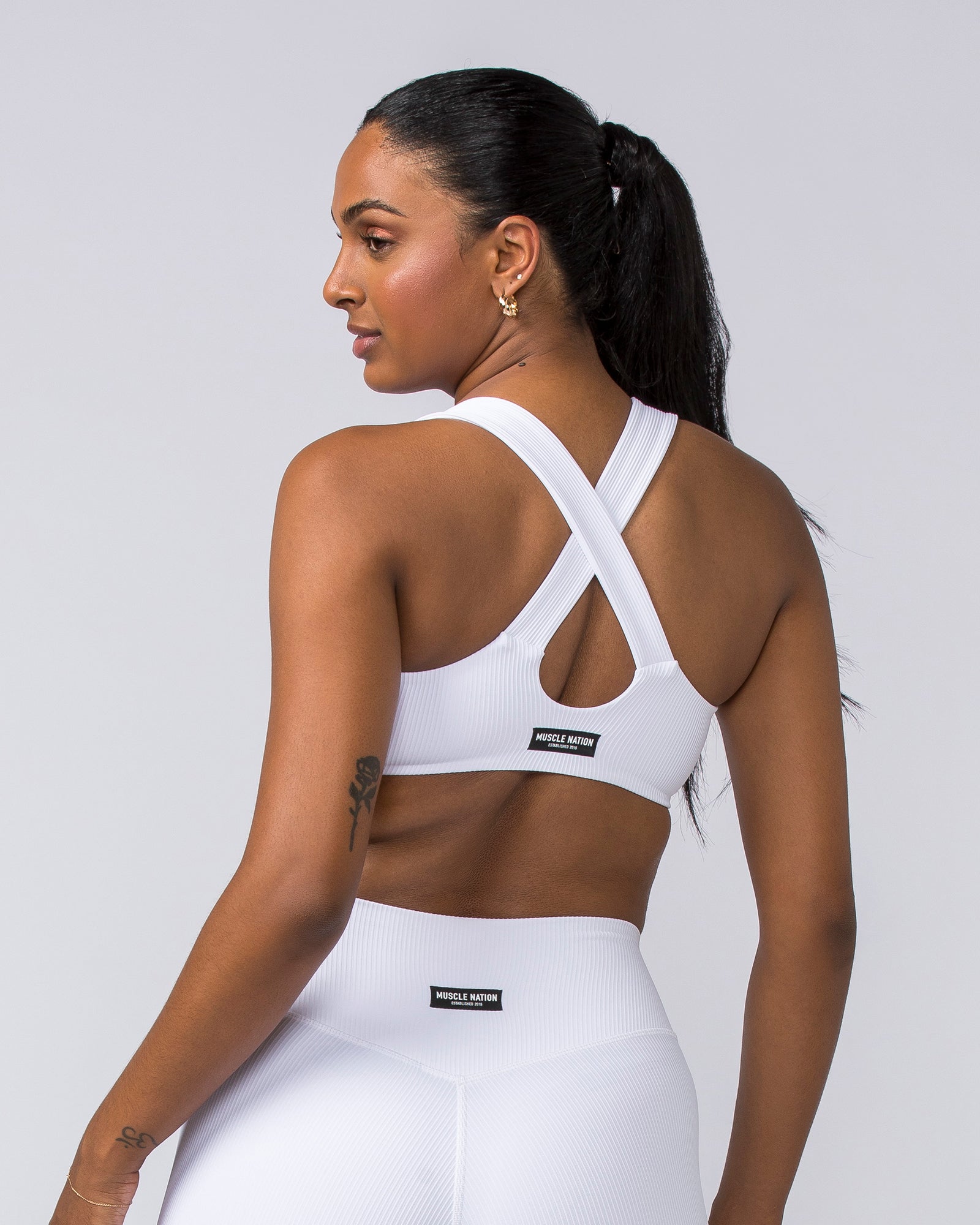 Lush Rib Bralette - White