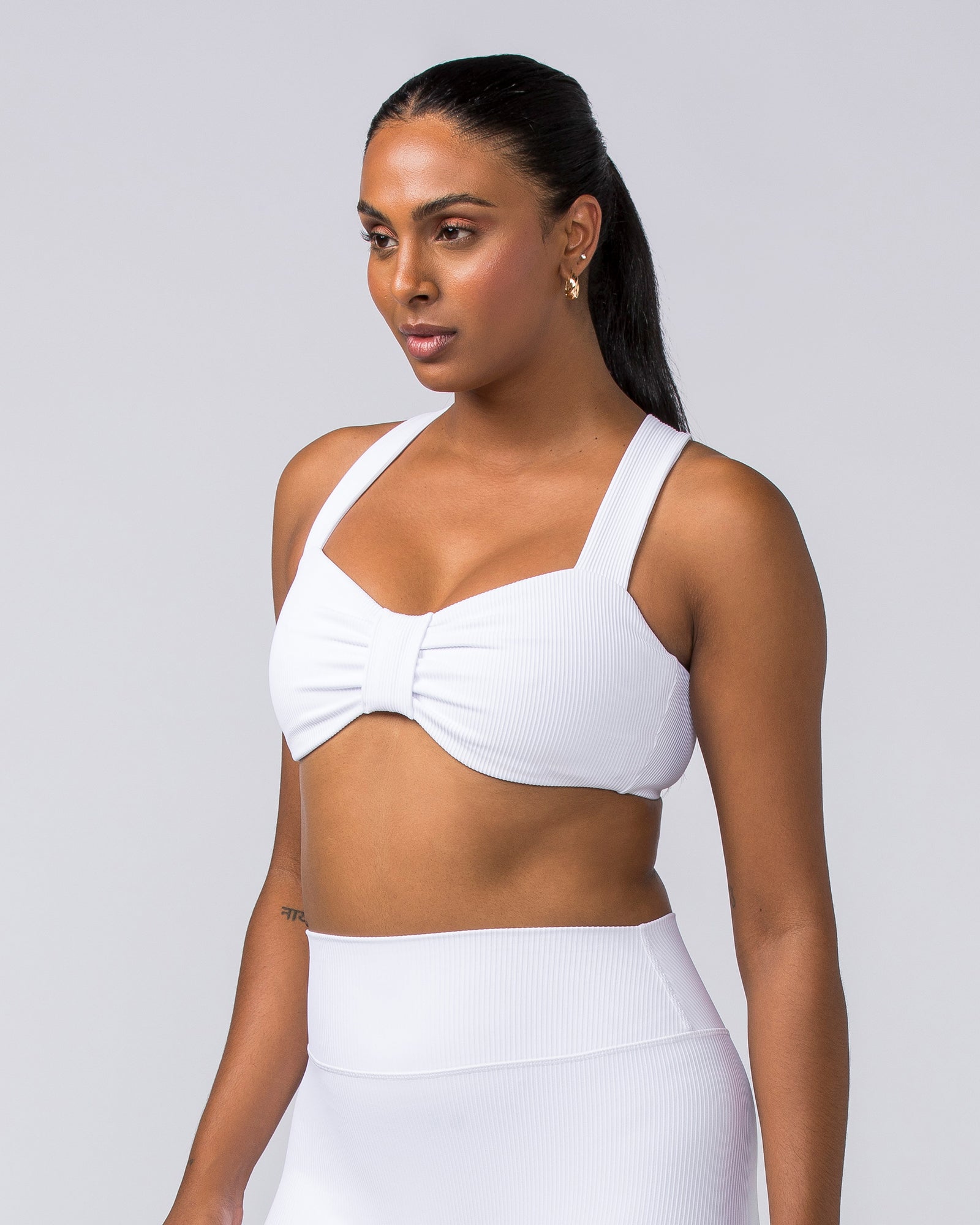 Lush Rib Bralette - White