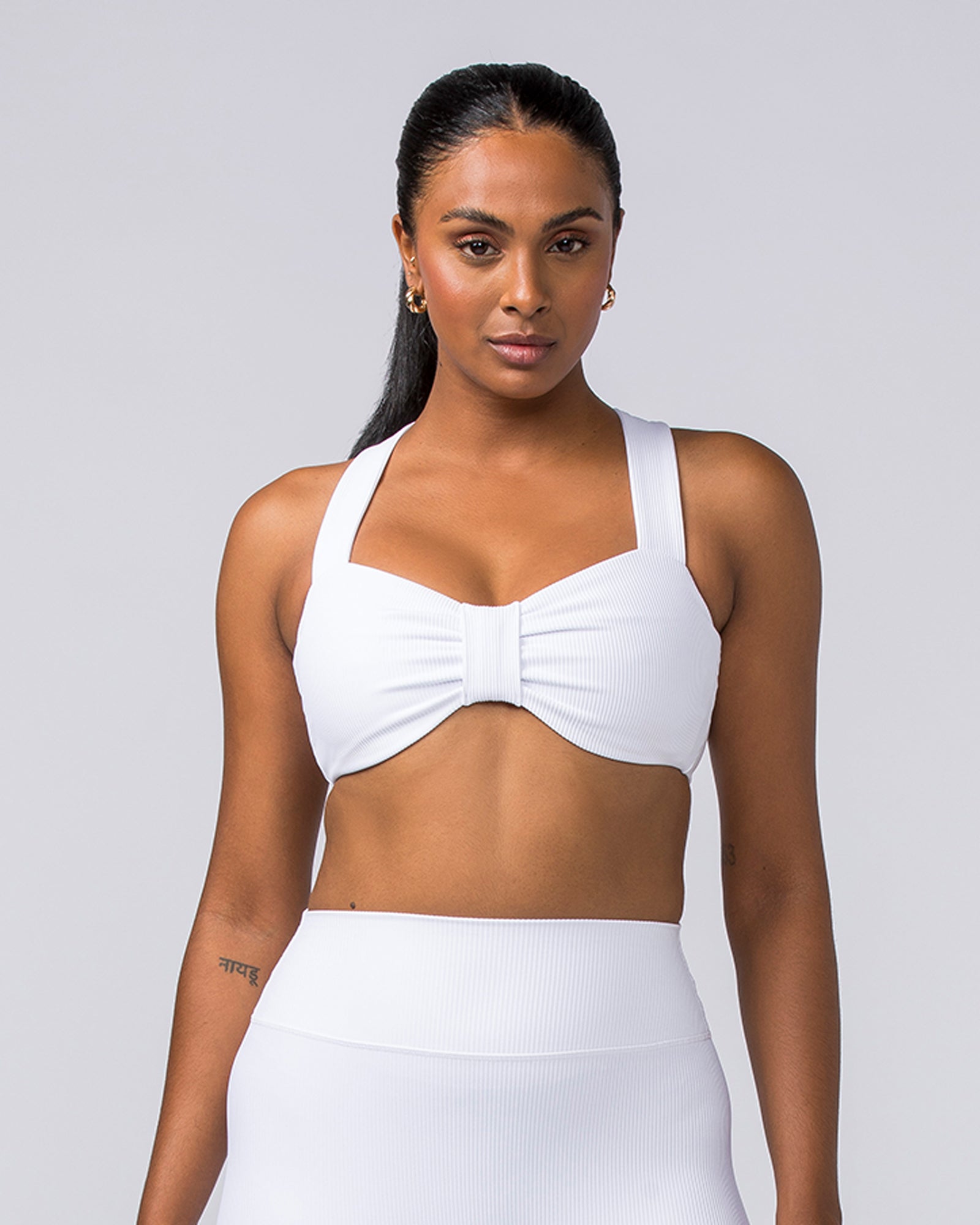 Lush Rib Bralette - White