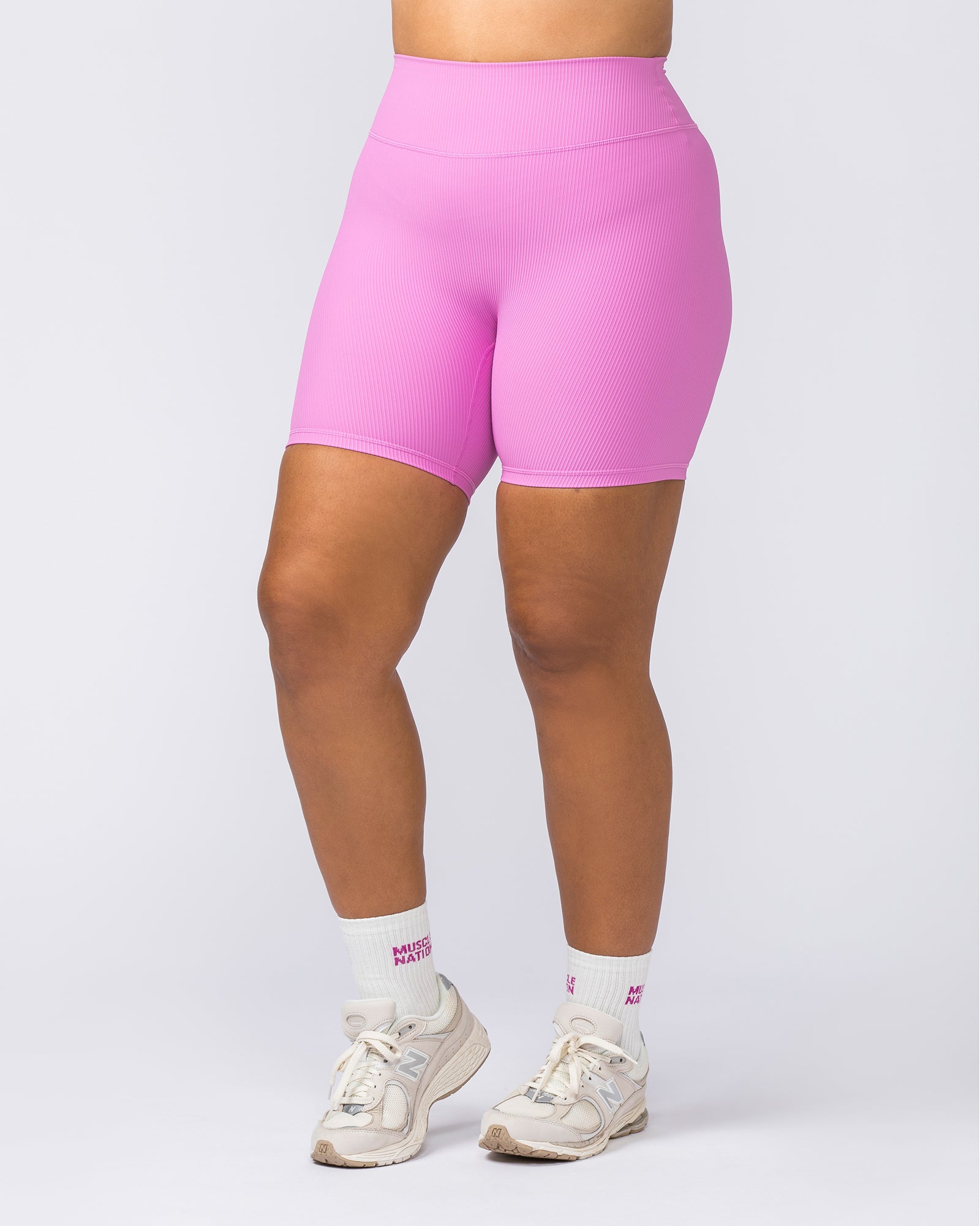 Womens pink deals biker shorts