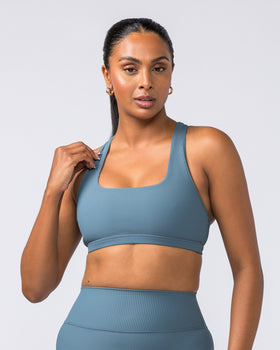 Flex Rib Bra - Tidepool