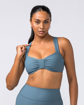 Lush Rib Bralette - Tidepool