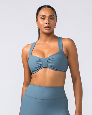 Lush Rib Bralette - Tidepool-Bralettes-XS-112374TIDEPOOL-XS-MNAPPRL27799-2-Muscle Nation