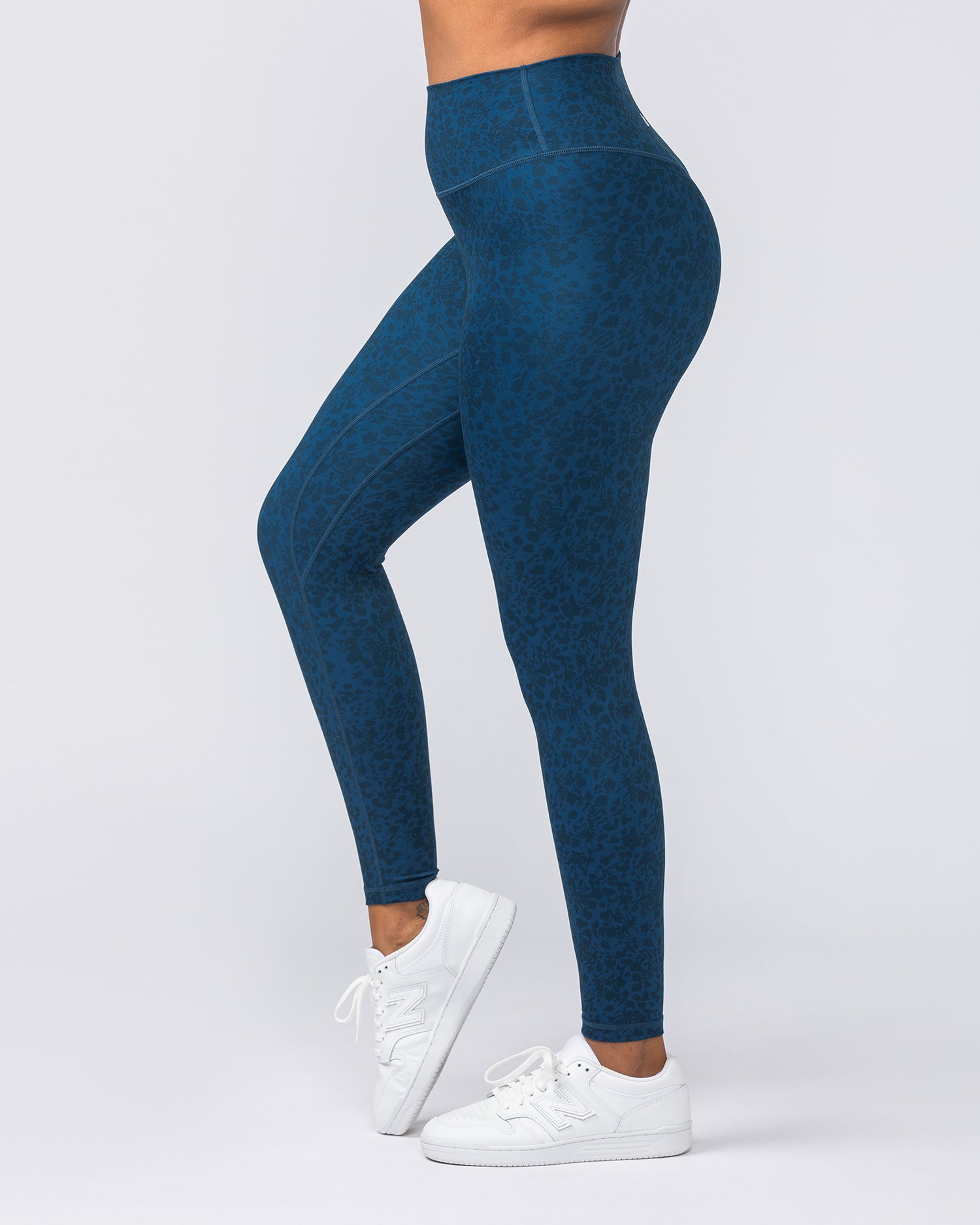 Zero Rise Everyday Ankle Length Leggings - Pacific Abstract Print