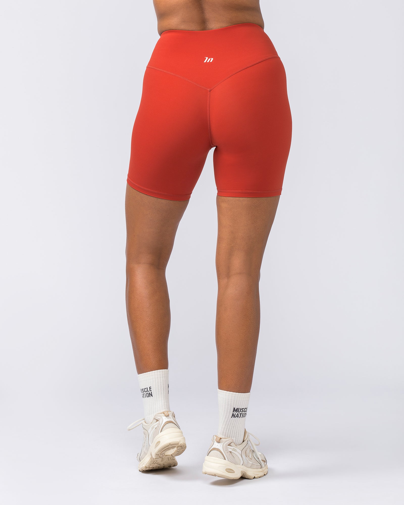 Red cheap cycling shorts