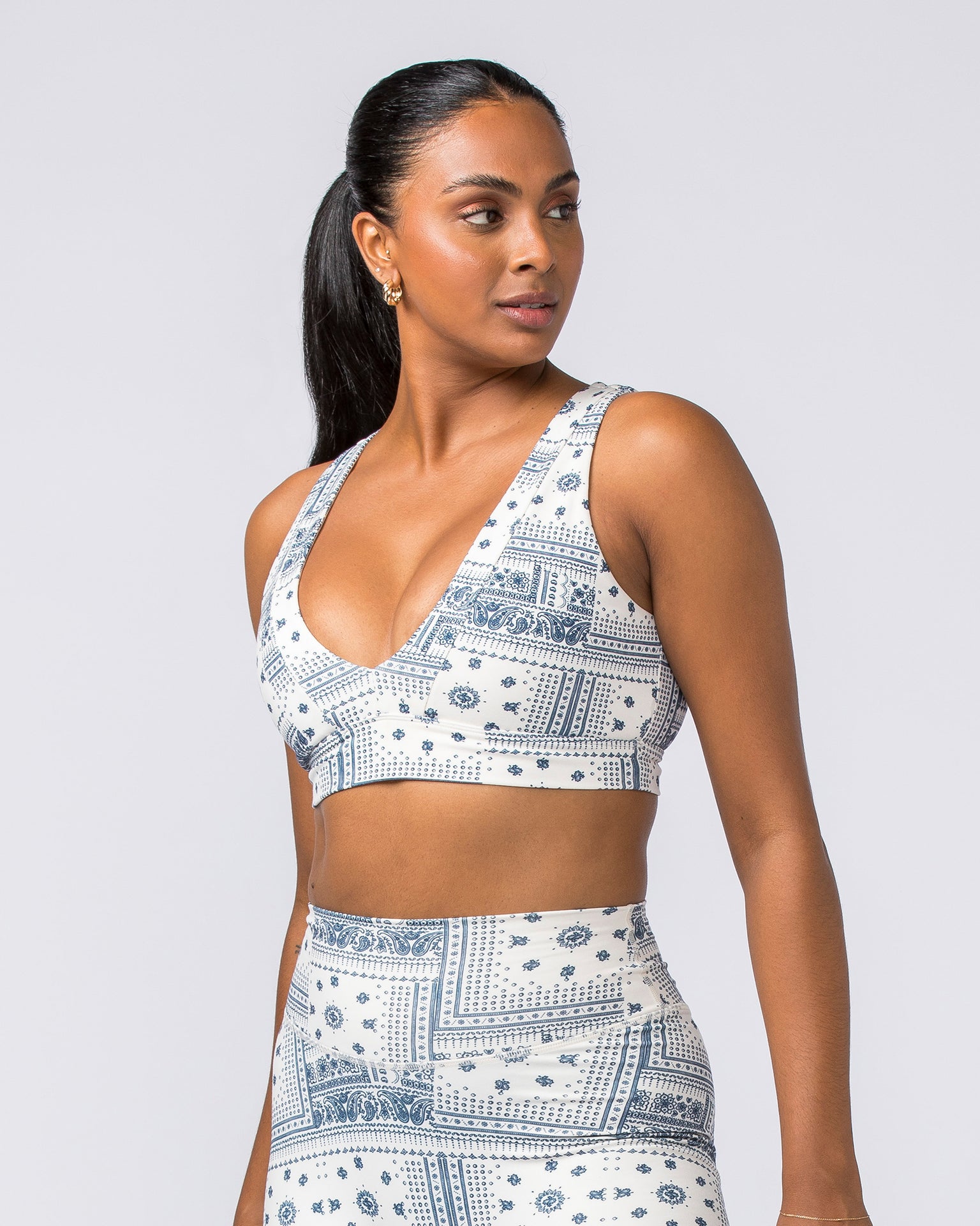 Serenity Bralette - Sahara Paisley Print-Bralettes-XXS-112310SAHAPAISL-XXS-MNAPPRL28534-4-Muscle Nation