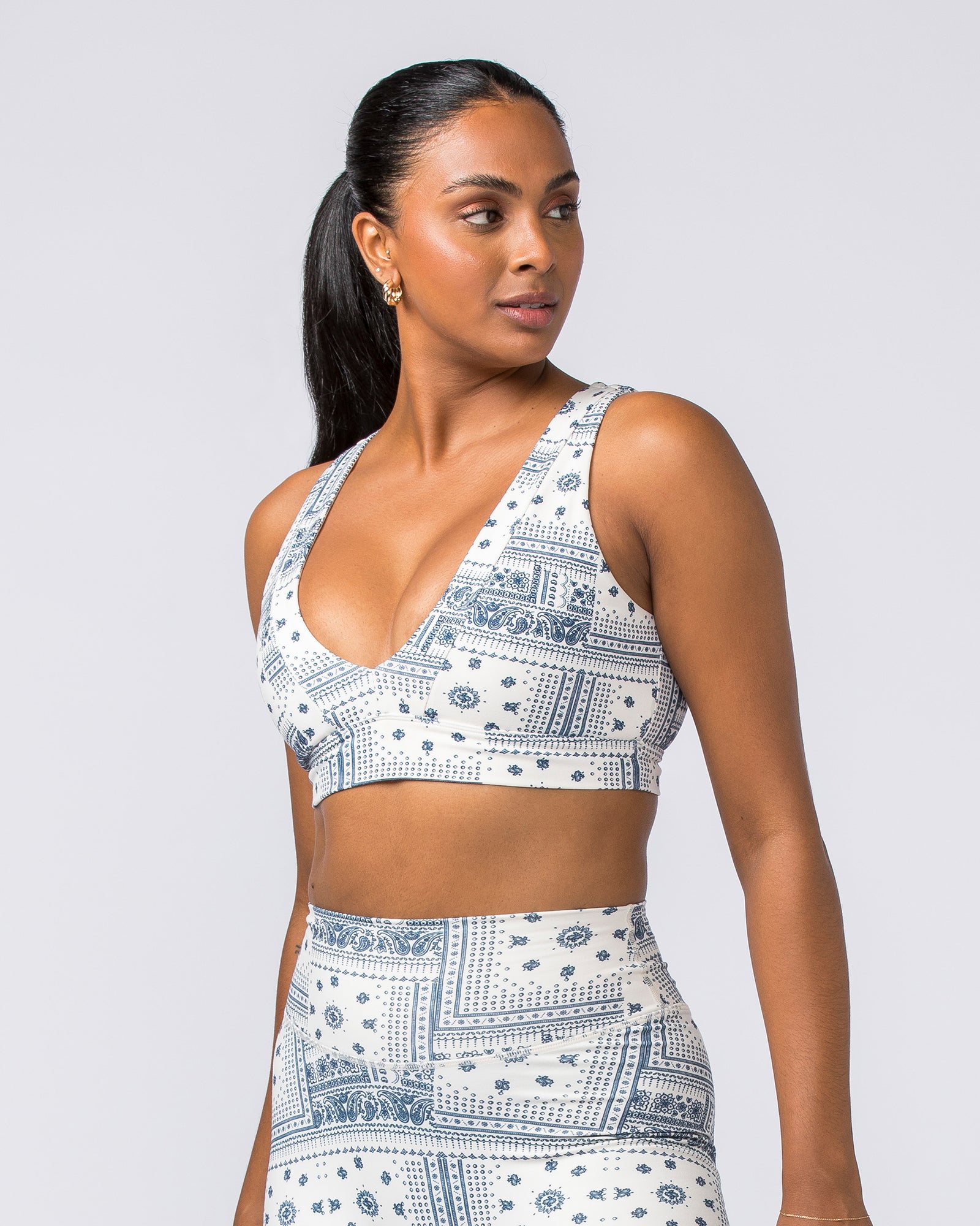 Serenity Bralette - Sahara Paisley Print