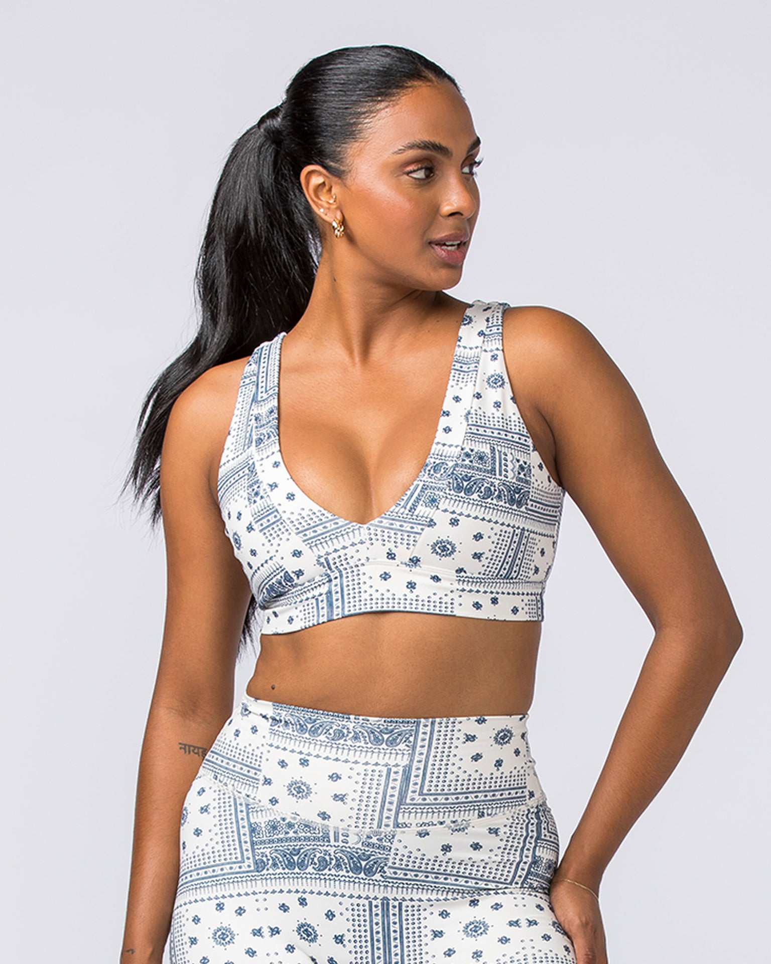 Serenity Bralette - Sahara Paisley Print-Bralettes-XXS-112310SAHAPAISL-XXS-MNAPPRL28534-3-Muscle Nation