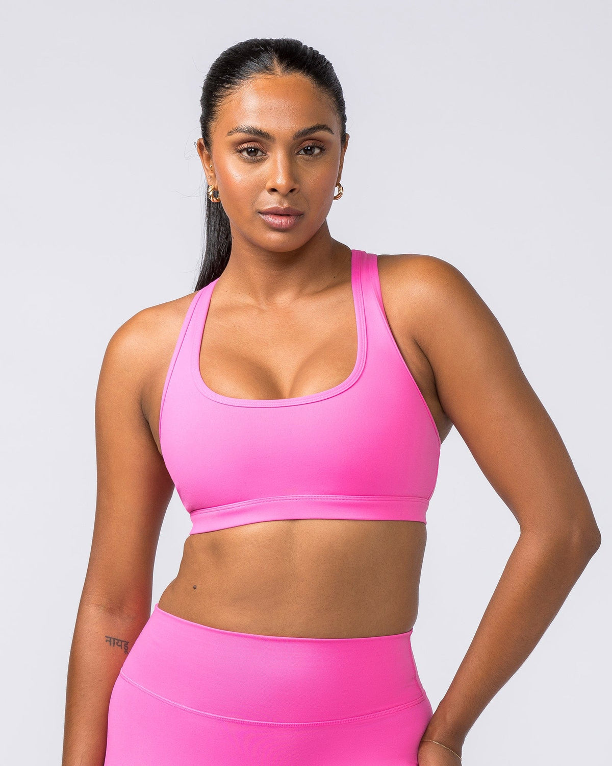 Muscle Nation Drew Bra - Neon Bubblegum