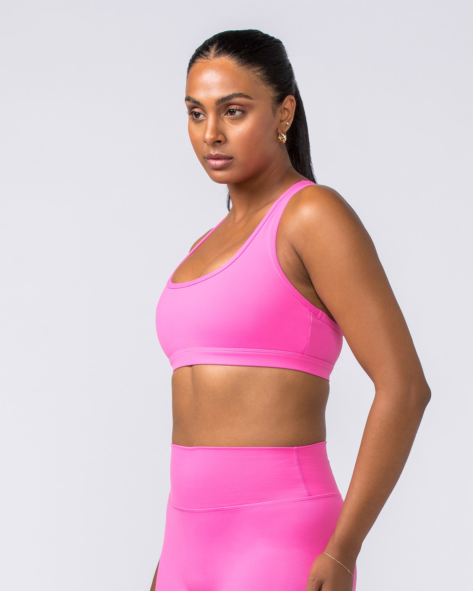 Drew Bra - Neon Bubblegum-Sports Bras-XXS-112323NEONBUBBL-XXS-MNAPPRL31159-3-Muscle Nation
