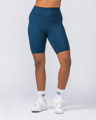 Zero Rise Everyday Referee Length Shorts - Pacific Abstract Print-Shorts-XXS-112306PACIFICAB-XXS-MNAPPRL26596-2-Muscle Nation