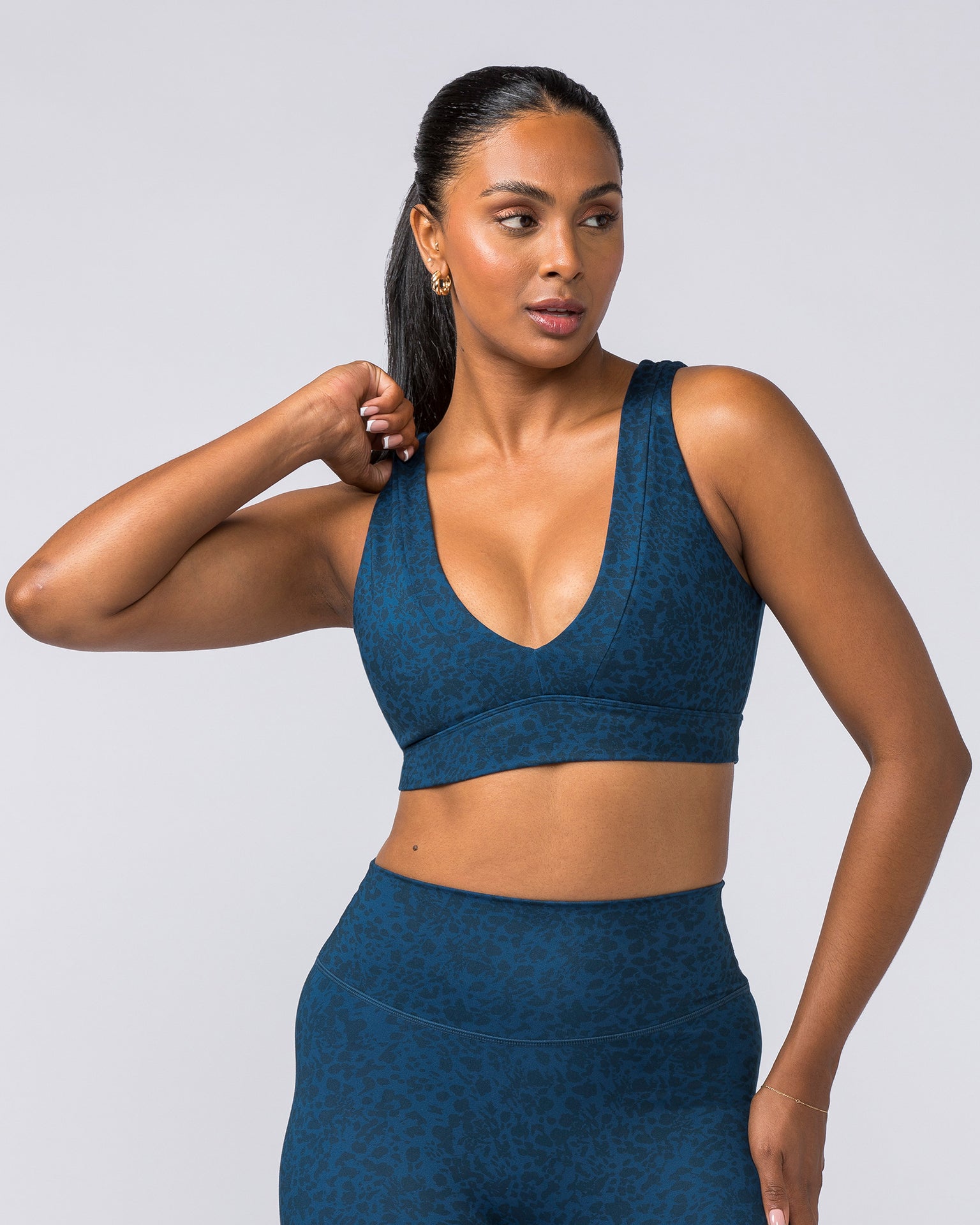 Serenity Bralette - Pacific Abstract Print-Bralettes-XXS-112310PACIFICAB-XXS-MNAPPRL28533-2-Muscle Nation