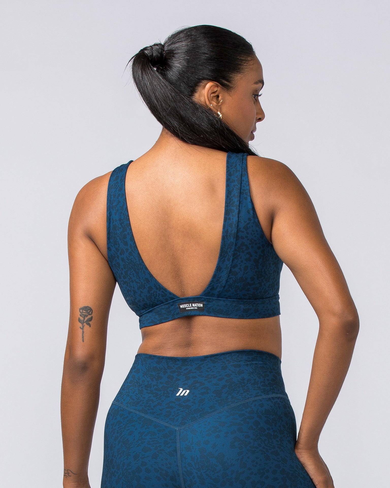 Serenity Bralette - Pacific Abstract Print-Bralettes-XXS-112310PACIFICAB-XXS-MNAPPRL28533-5-Muscle Nation